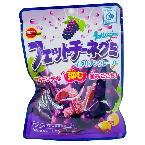 Fettuccine Italian Grape Sour Strings Gummi 50g (Japan) - 10 Pack
