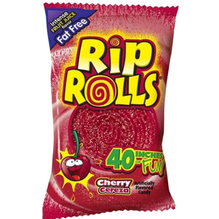 Foreign Candy Company Rip Rolls Cherry 1oz