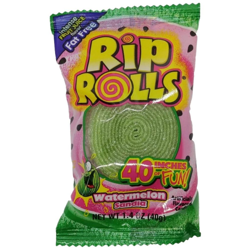 Foreign Candy Company Rip Rolls Watermelon 1oz 24 pack