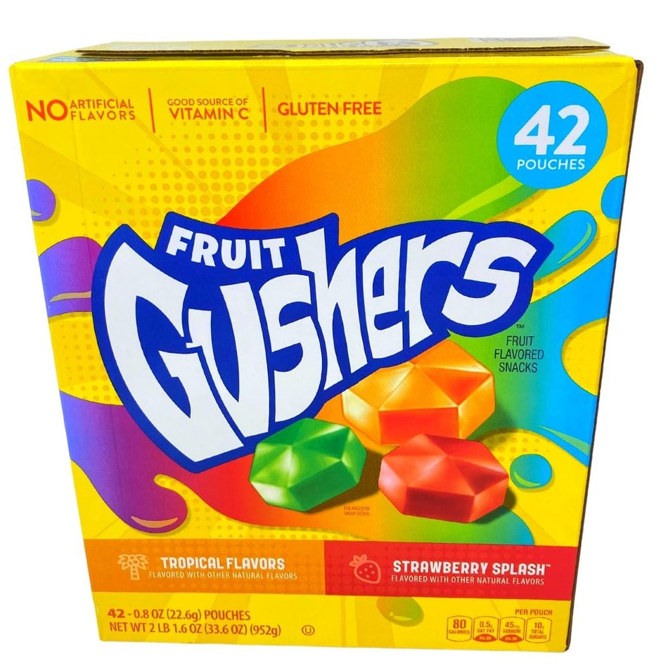 Fruit Gushers Tropical & Strawberry Splash 952g 42PK