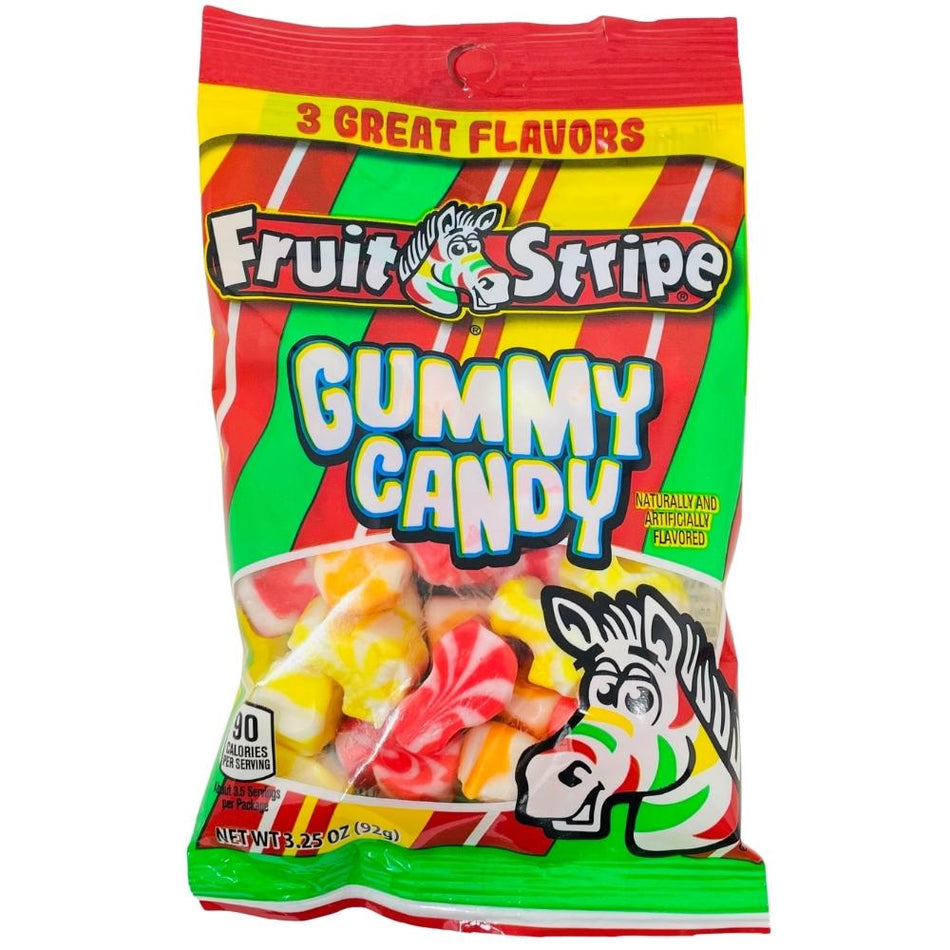 Fruit Stripe Gummies 3.25oz - 12 Pack