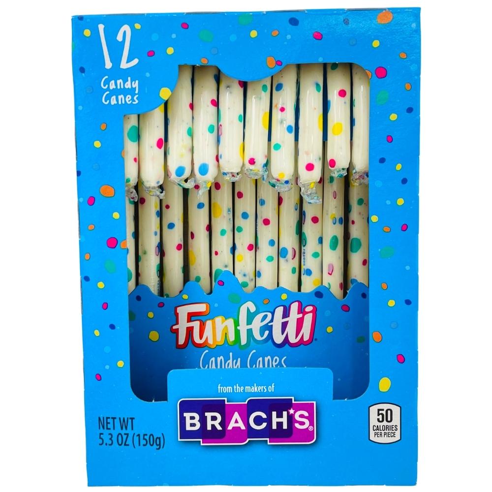 Funfetti Can Brachs Funfetti Candy Canes 12 Piece Gift Box 12PK | iWholesaleCandy.ca