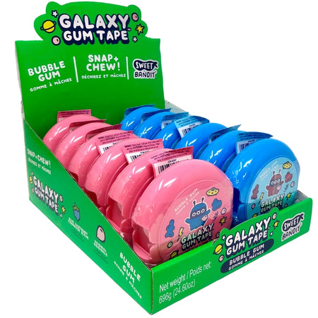 Galaxy Bubble Gum Tape 58g - 12CT