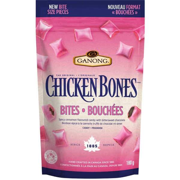 Ganong Chicken Bones Bites 180g - 12 Pack
