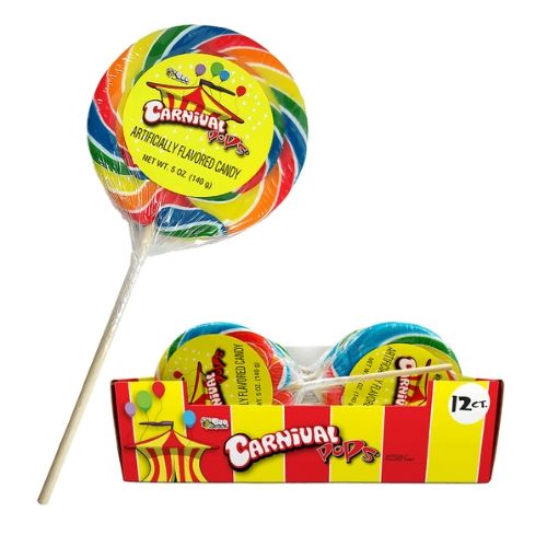 Giant Carnival Pops Lollipops at Wholesale Prices
