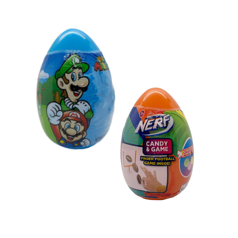 Smarties Giant Easter Egg Candy Super Mario Nerf iWholesaleCandy.ca