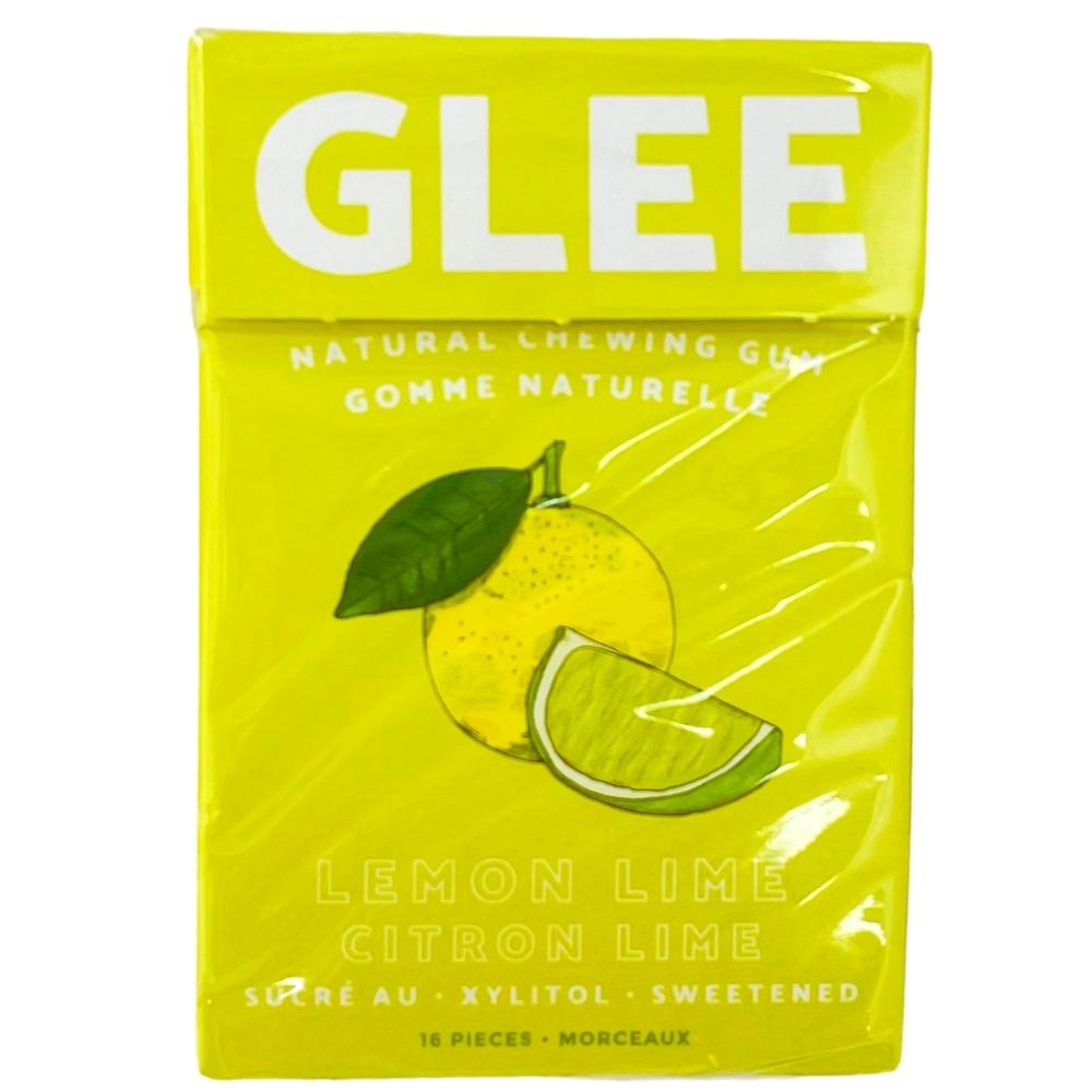 Glee Gum Sugar Free Lemon Lime 16 Pieces - 12 Pack
