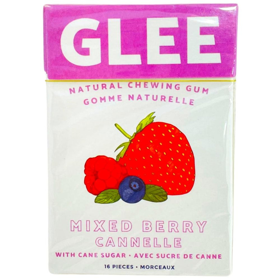 Glee Gum Mixed Berry 16 Pieces - 12 Pack