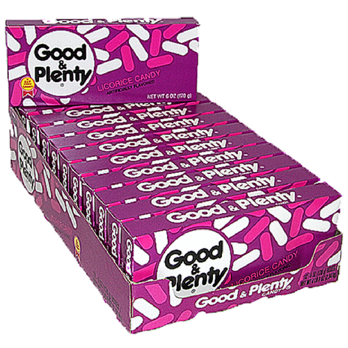Good & Plenty Licorice Candy Theater Box-Wholesale Candy