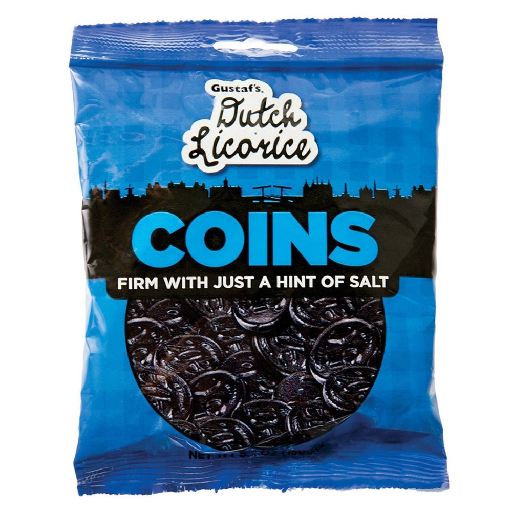 Gustaf's Licorice Coins 5.29oz - 12 Pack