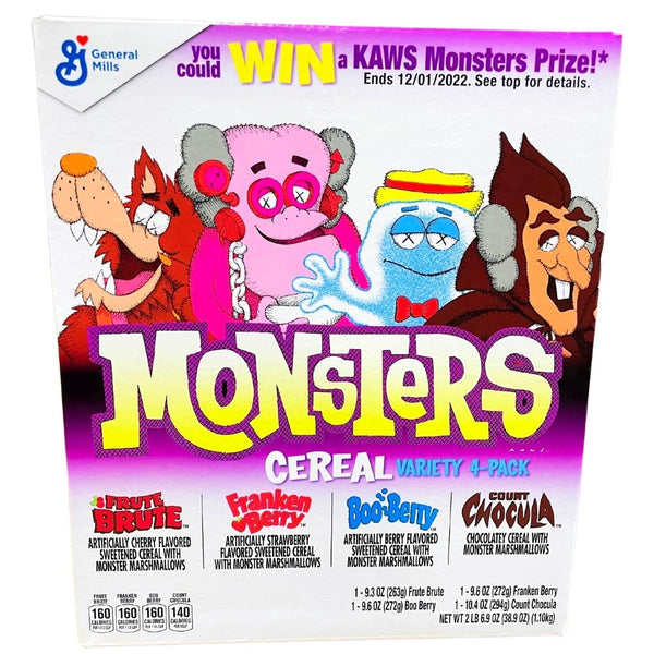 Halloween 4-Pack Monster Cereals