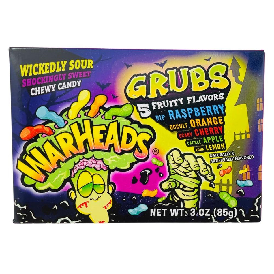 Halloween Warheads Grubs Theatre Box 3oz - 12 Pack