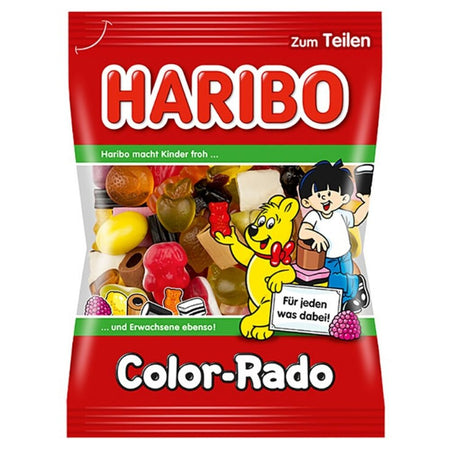 Haribo Color-Rado Licorice & Gummy Candy 200g - 15 Pack