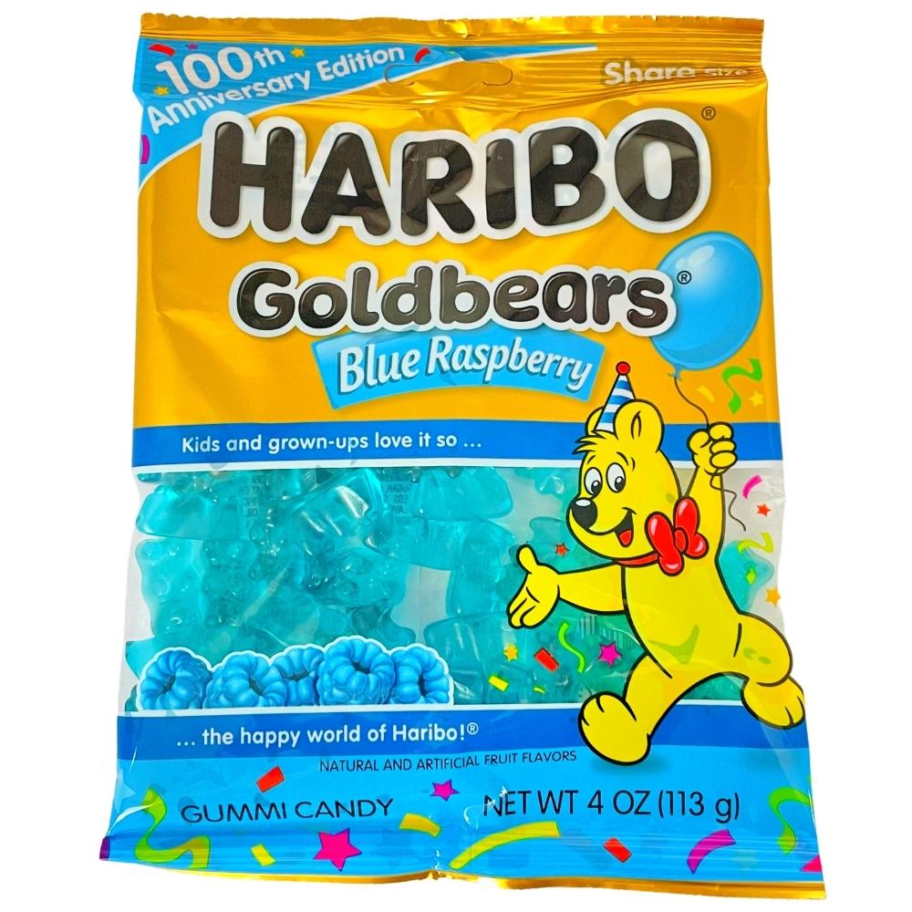 Haribo Individual Blue Raspberry Bears & Pineapple Bears Combo - 24 Pack