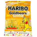 Haribo Individual Blue Raspberry Bears & Pineapple Bears Combo - 24 Pack