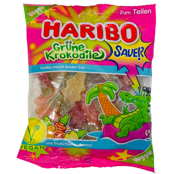 Haribo Sour Crocodiles 175g - 32 Pack