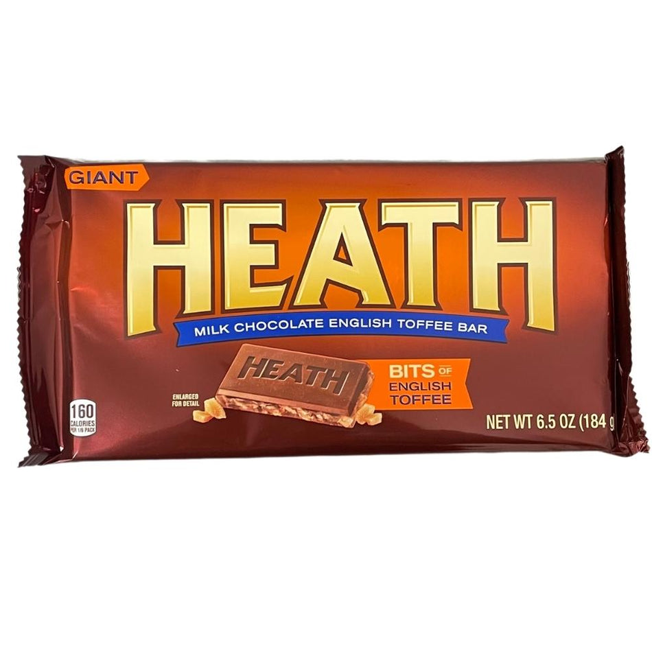 Heath Milk Chocolate Giant Bar 192g - 12 Pack