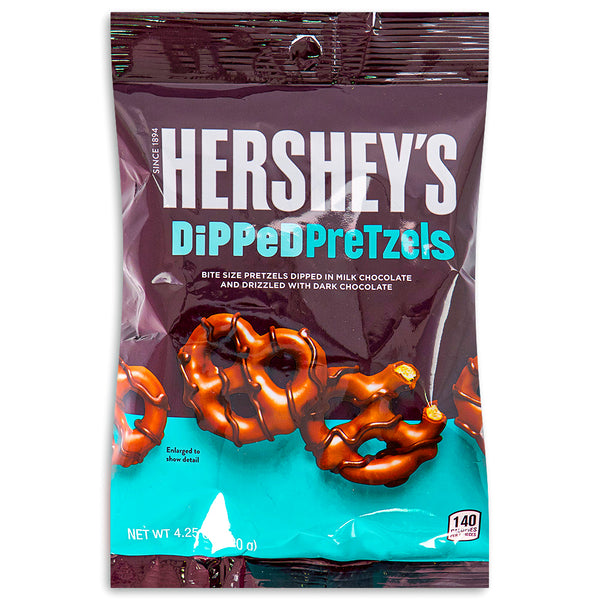 Hershey's Milk Chocolate Dipped Pretzels 120g - 12 Pack