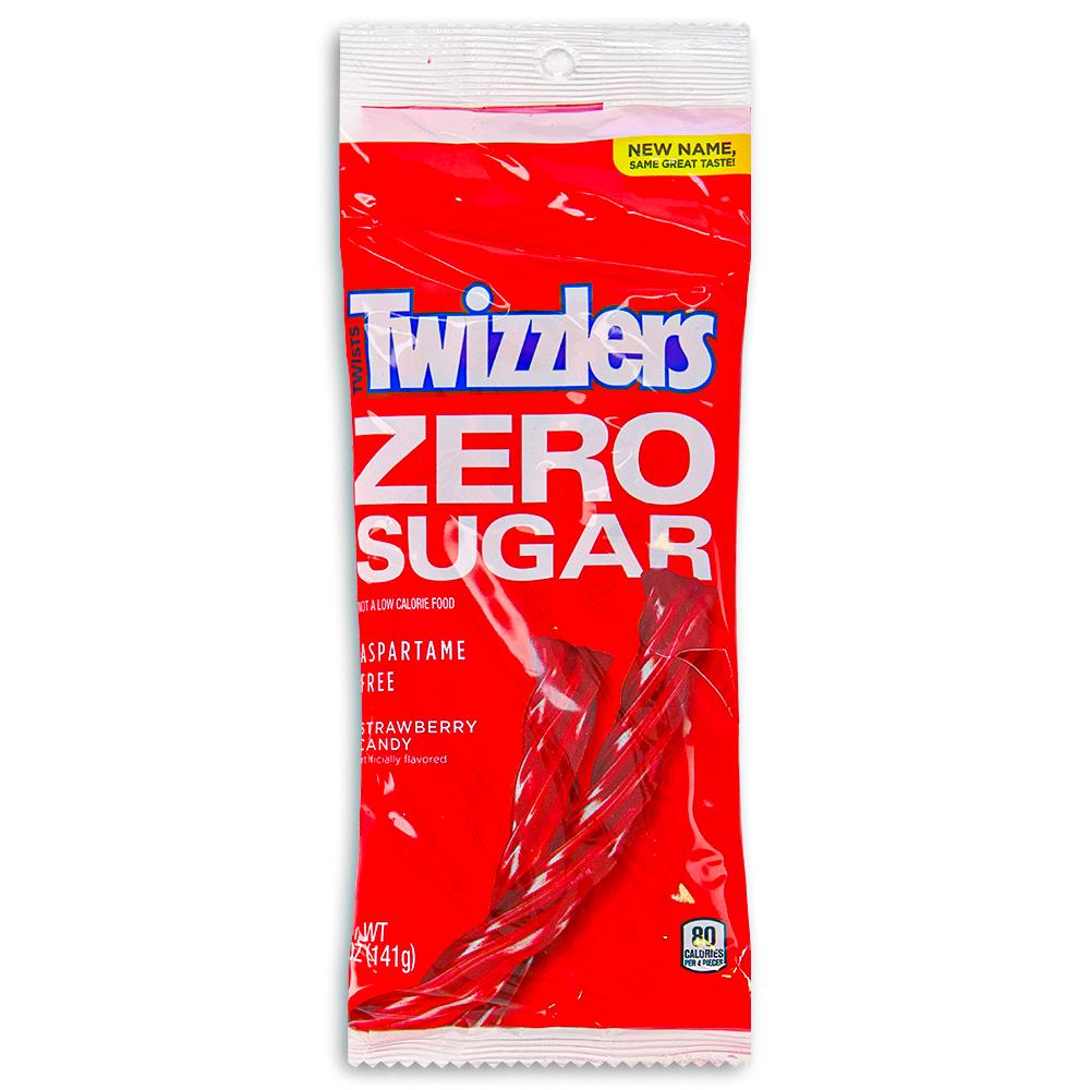 Twizzlers Strawberry Twists Sugar Free Candy 5oz - 12 Pack
