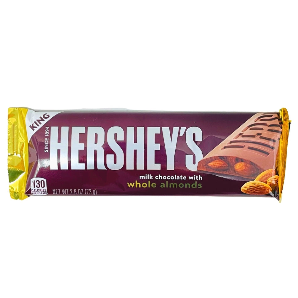 Hershey's Milk Chocolate w/Almond King Size 2.6oz - 18 Pack