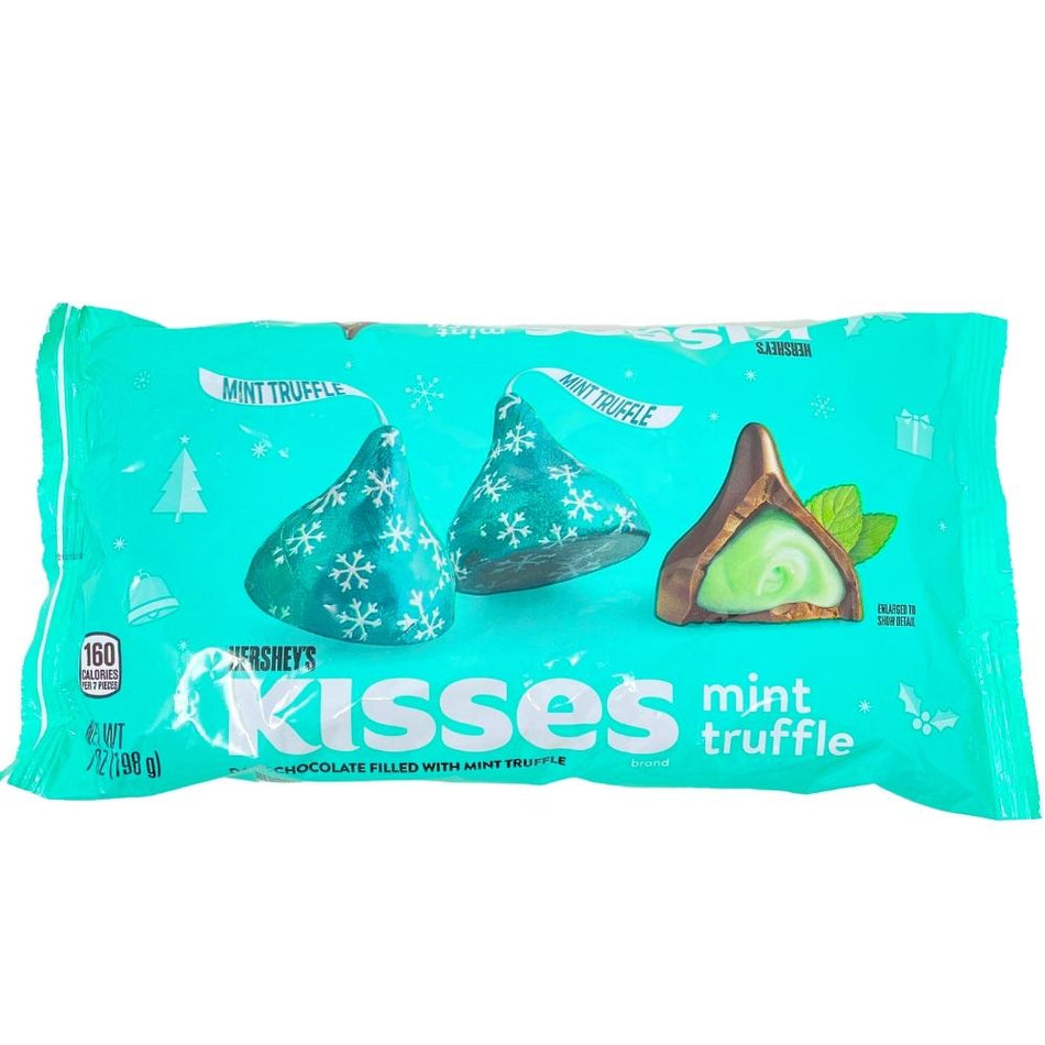 Hershey's Kisses Mint Truffle 7oz - 12 Pack