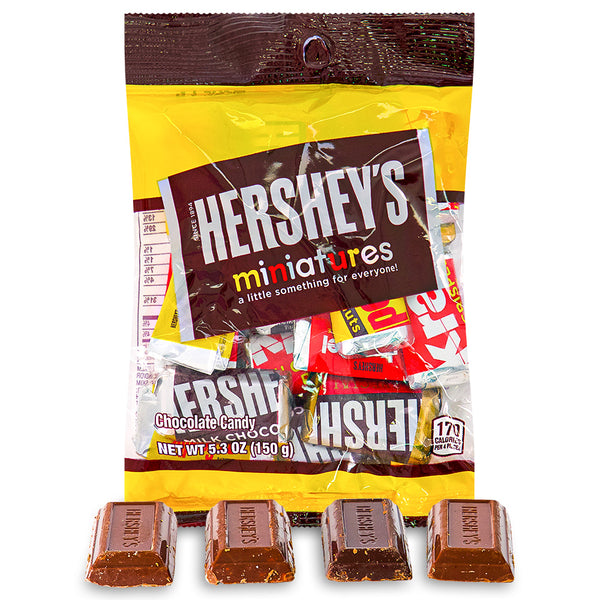 Hershey's Miniatures Assorted Chocolates 5.3oz - 12 Pack