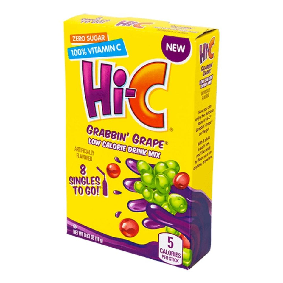 Hi-C Singles To Go Grabbin' Grape - 12 Pack