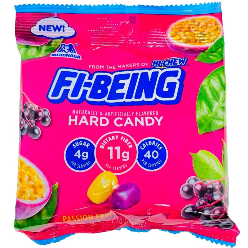 Hi-Chew Fi-Being Hard Candy Passion Fruit and Elderberry 1.7oz - 10 Pack
