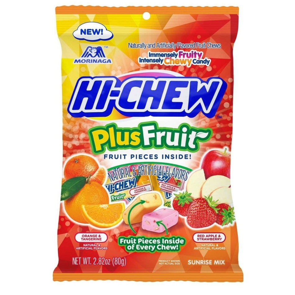 Hi-Chew Plus Fruit 2.82oz - 6 Pack