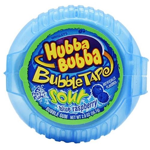 Hubba Bubba Bubble Tape Sour Blue Raspberry Bubble Gum