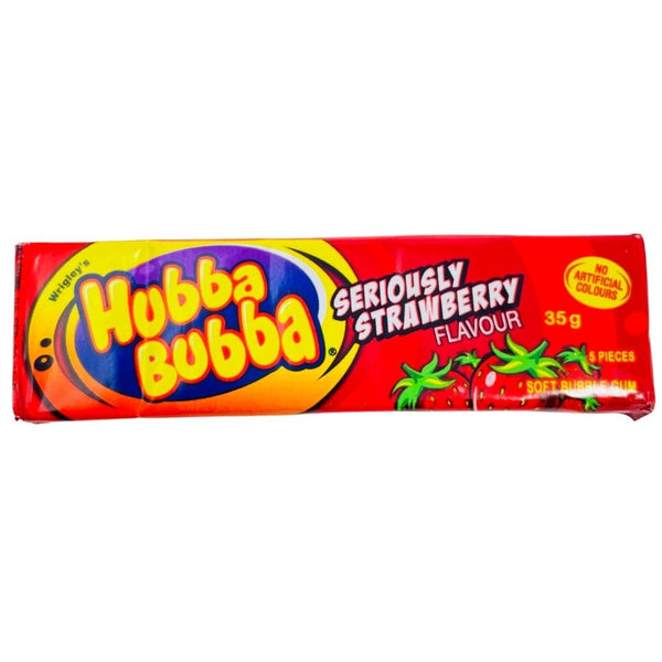 Hubba Bubba Seriously Strawberry (Aus) - 20 Pack