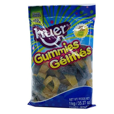 Huer Jumbo Sour Blueberry Lemonade Bottles Gummy Candy-Bulk Candy
