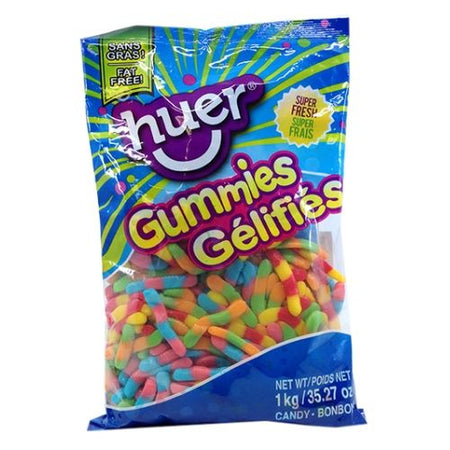 Huer Neon Worms Gummies-Bulk Candy