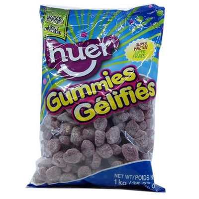 Huer Sour Grape Slices Gummy Candy-Bulk Candy