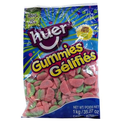 Huer Sour Watermelon Wedges Gummy Candy-Bulk Candy