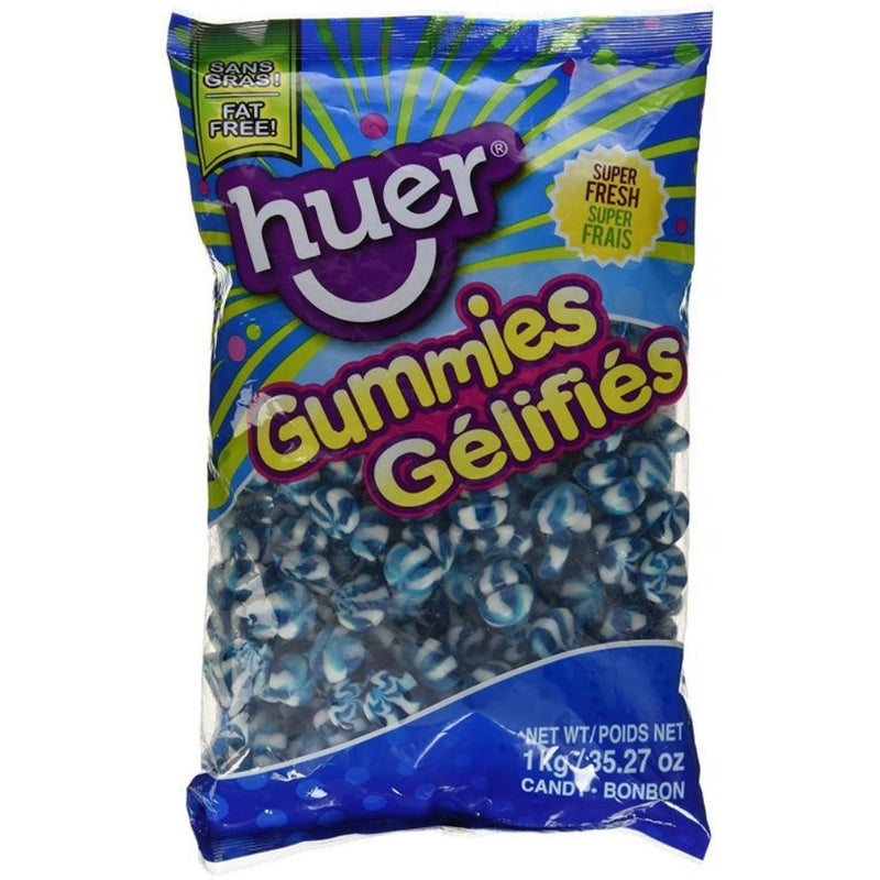 Huer Blue Swirls Gummy Candy 1kg Wholesale Candy