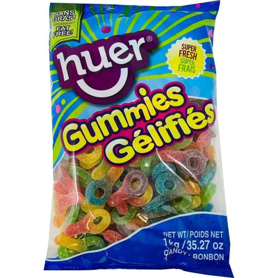 Huer Gummy Sour Suckers 1kg -iWholesaleCandy.ca - Sour Keys