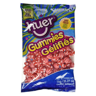 Huer Strawberry Swirls Gummy Candy 1kg iWholesaleCandy