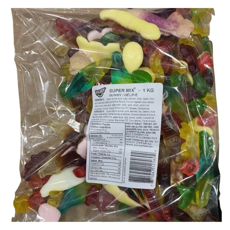Huer Super Mix Gummy Candy 1kg iWholesaleCandy