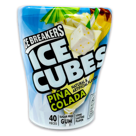Ice Breakers Cubes Gum Bottles Pina Colada 92g - 6 Pack