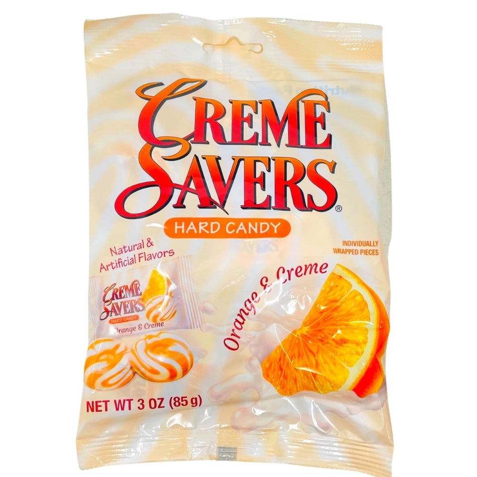 Creme Savers Orange and Creme 3oz - 12 Pack