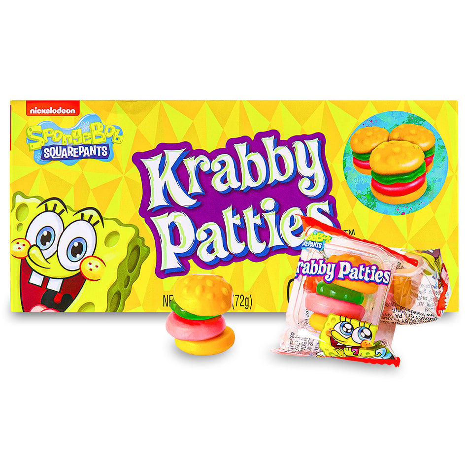 SpongeBob SquarePants Krabby Patties Candy Theater Pack - 12 Pack