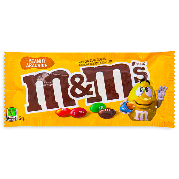M&M's Peanut Chocolate Candies 1.74oz. - 48 Pack