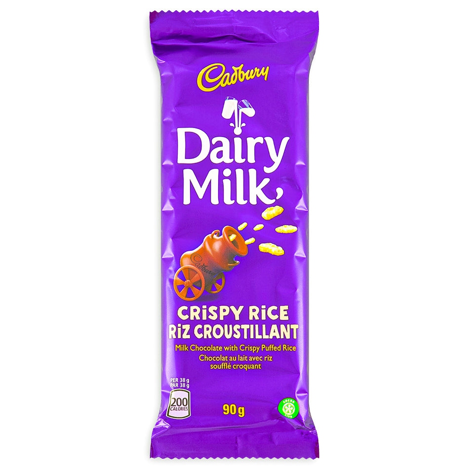 Cadbury Dairy Milk Crispy Rice Bar 90g - 21 Pack