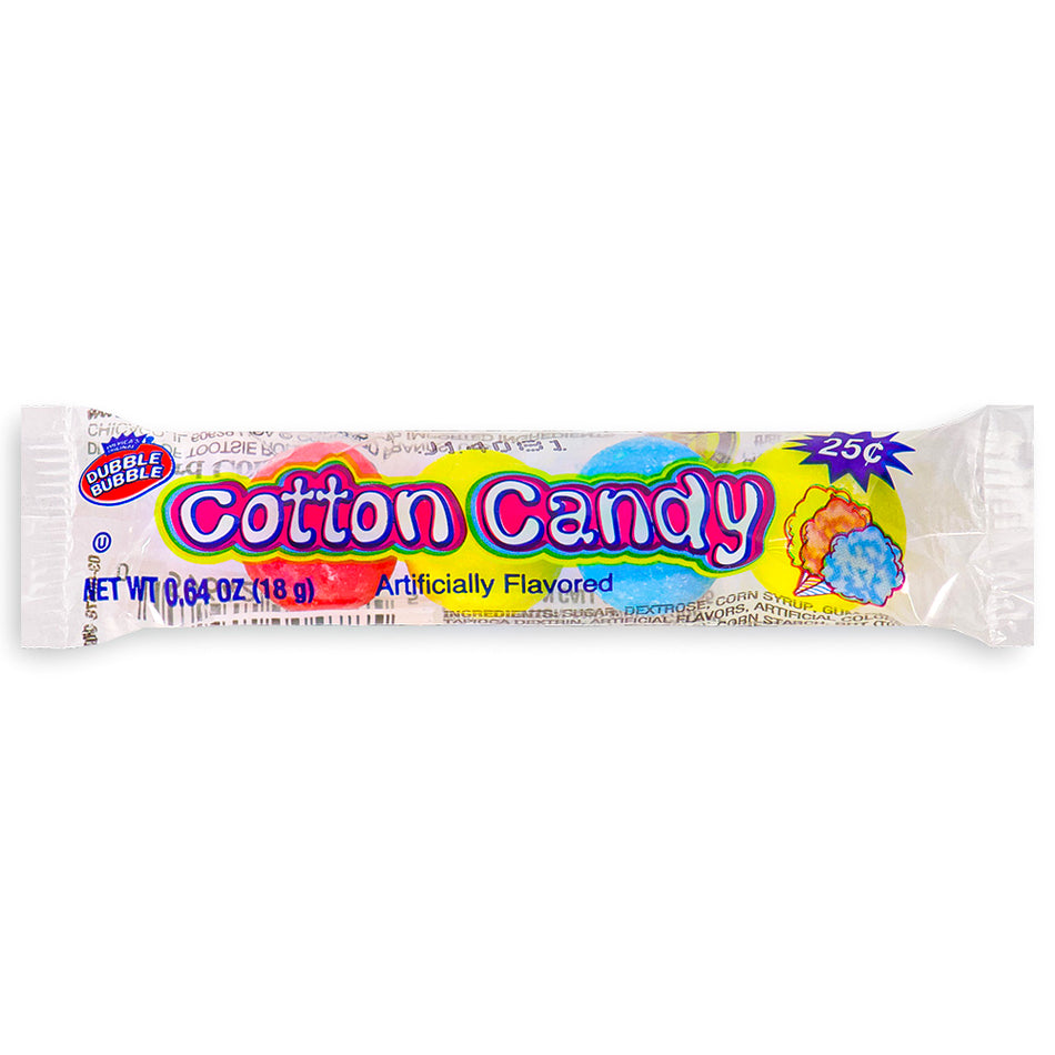 Dubble Bubble Cotton Candy Bubble Gum 18g - 36 Pack