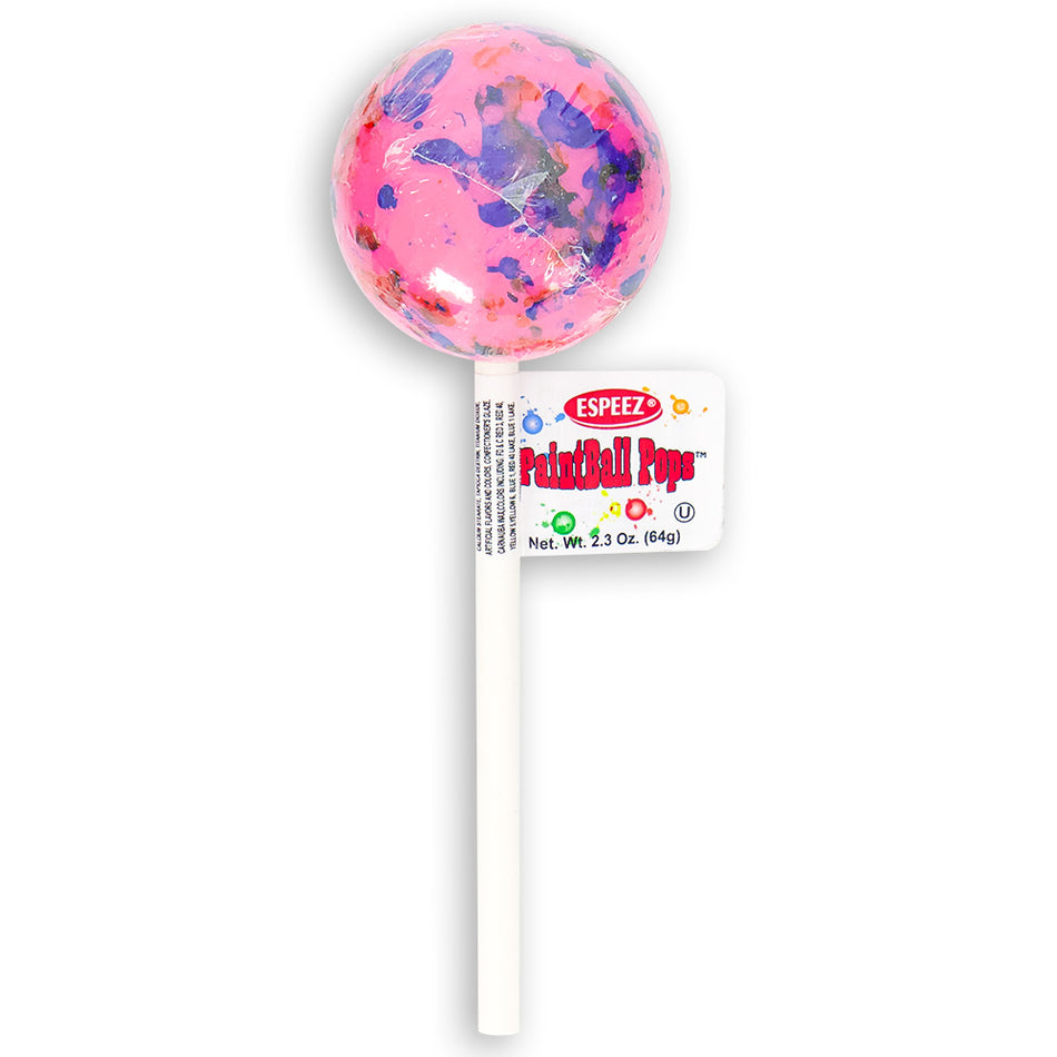 Espeez Paintball Pops Jawbreakers Candy 84g - 36 Pack