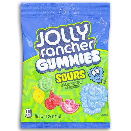 Jolly Rancher Gummies Sours 5oz - 12 Pack