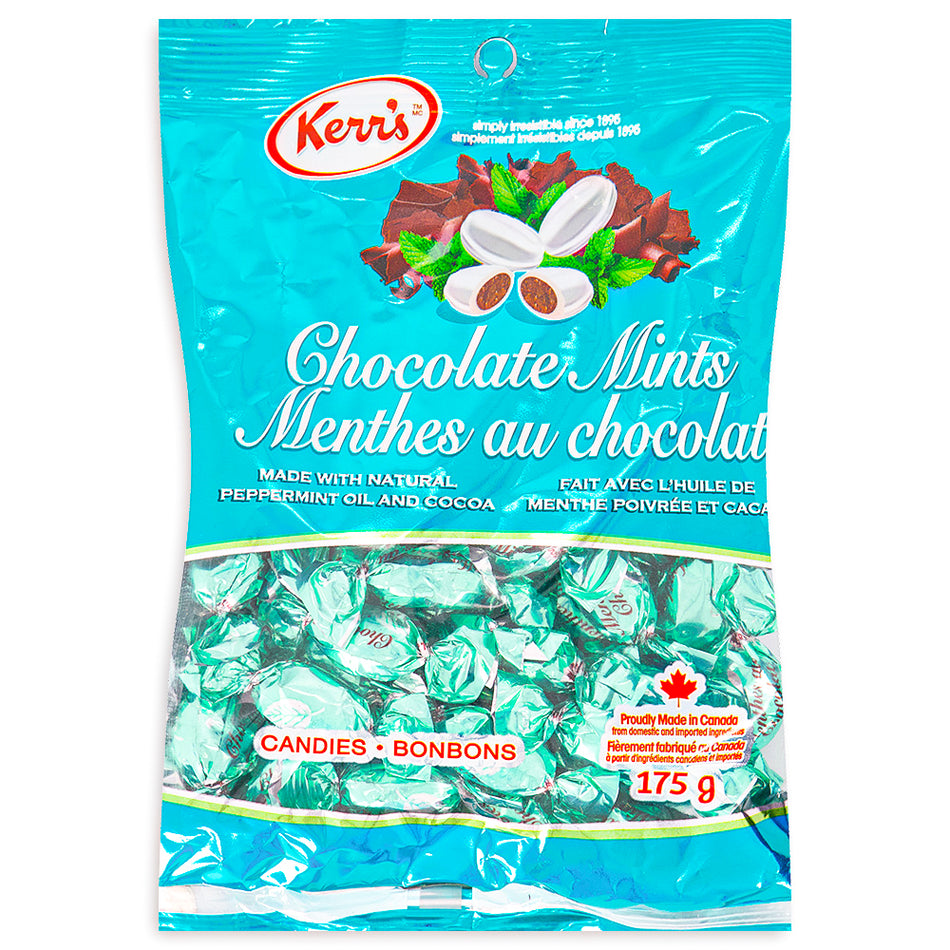 Kerr's Chocolate Mints 175g - 12 Pack