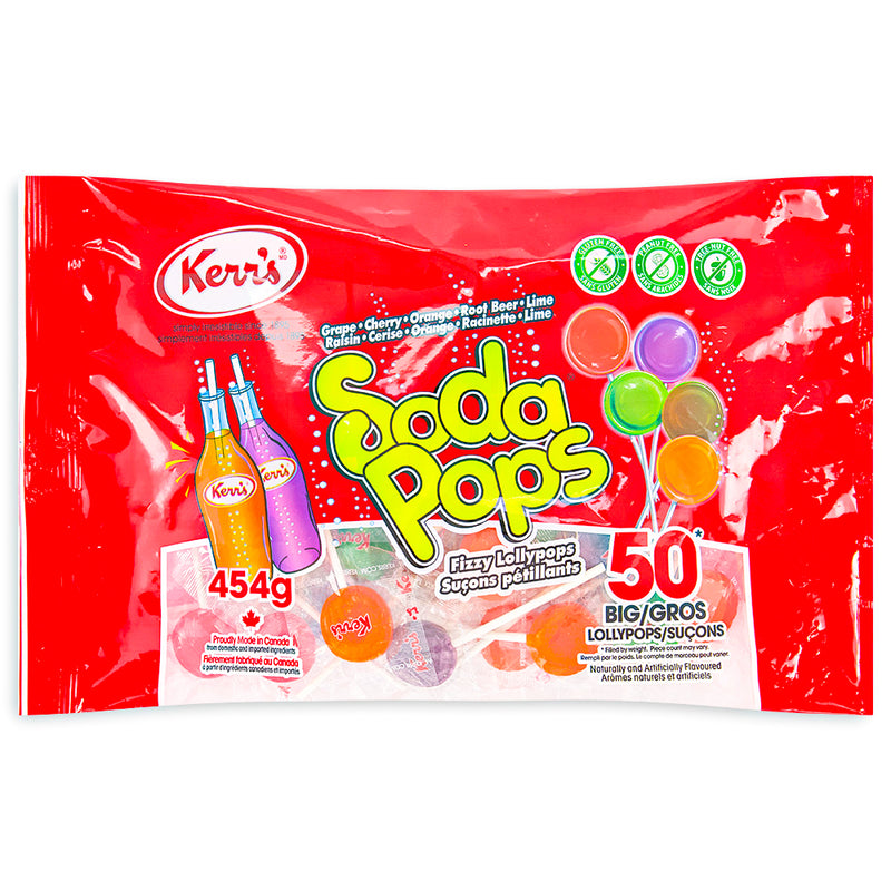 Kerr's Soda Pops 454g (50 Pieces) - 9 Pack