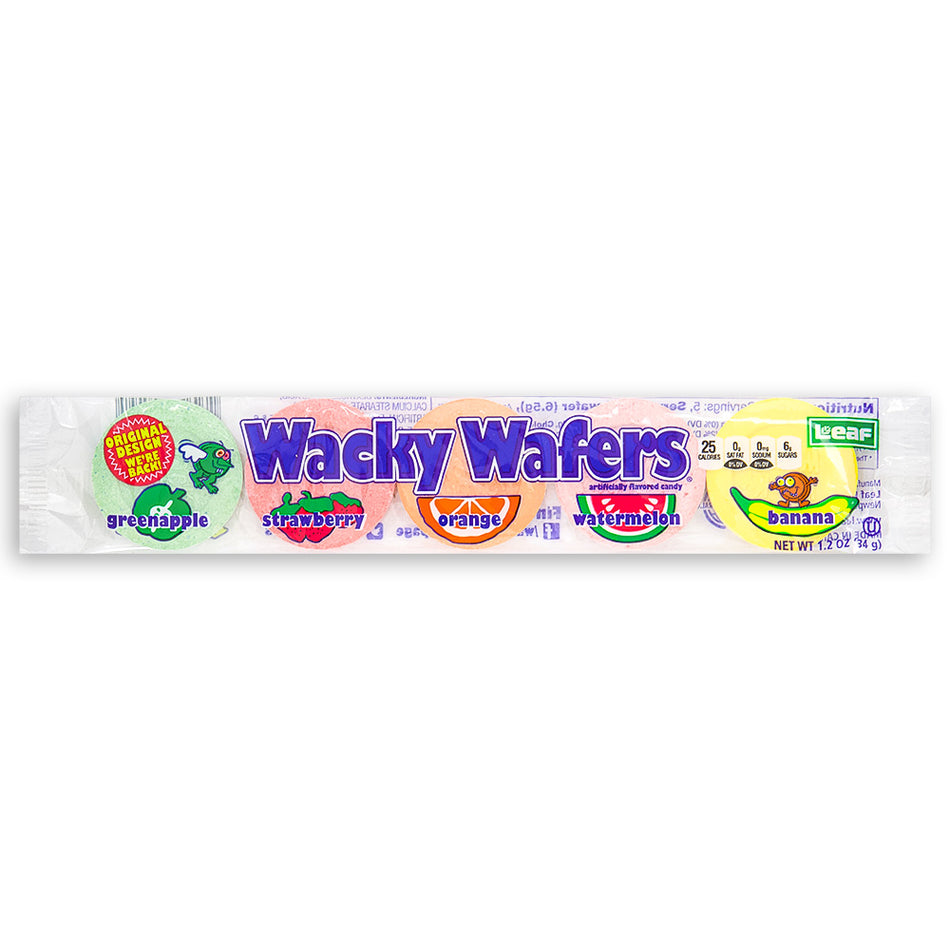 Wacky Wafers Candy - 24 Pack